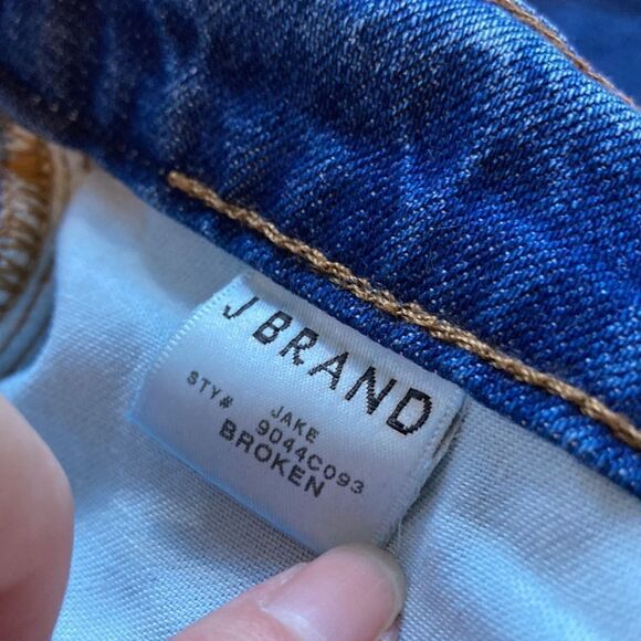 J BRAND Jake Broken distressed lyocell cotton high quality size 27 - Picture 9 of 10
